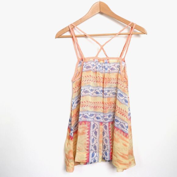 Free People Boho Cami Button-up A-line tank top XS - Picture 4 of 6
